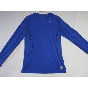 Nike Pro Combat Men's Medium Blue Compression Performance Swoosh Drifit